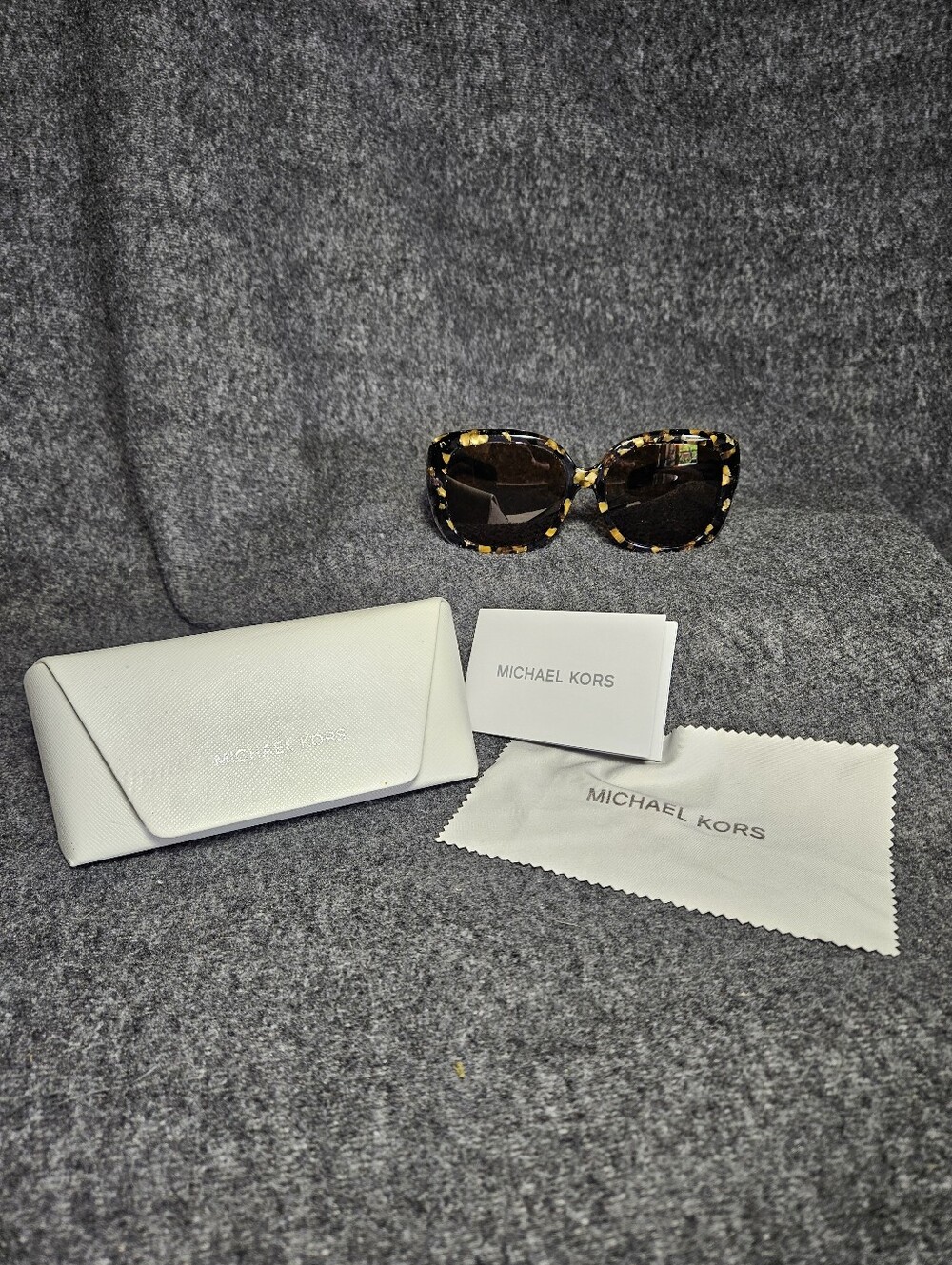 Michael Kors Tortoiseshell and Gold Kloster Sunglasses